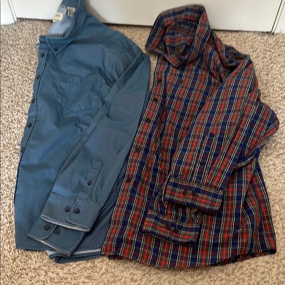 BUNDLE - Size XXL Casual Button Down Shirts - Haggar & Arrow - Picture 1 of 16